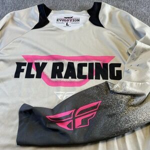 Fly Racing Evolution Stretch Jersey Men's Large Motocross MX Mountain Bike MTB